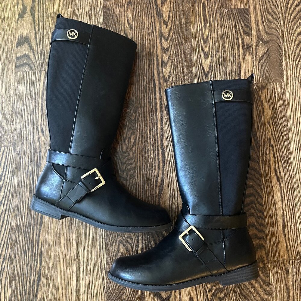 MICHAEL Michael Kors Black Riding Boots